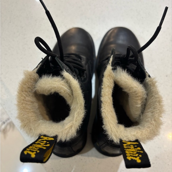 Dr Martens 1460 Serena Faux Fur Lined Boots - Picture 9 of 14